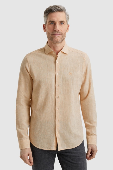 Vanguard long sleeve shirt linen cotton ble